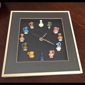 Battery-operated Hand-Made Framed Art Clock